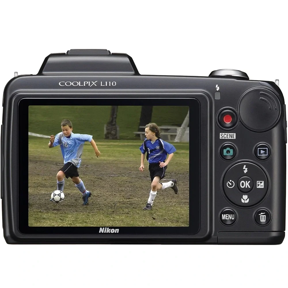 Nikon Coolpix L110 12.1 MP Digital Camera w/ 15x Optical (VR) Zoom & 3 Inch LCD